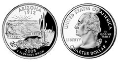 1/4 dollar (50 Estados de los EEUU - Arizona)