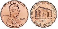 1 cent (Lincoln Penny) Early Childhood