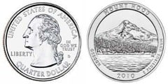 1/4 dollar (America The Beautiful - Mount Hood National Park, Oregon)