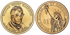 1 dollar (Presidentes de los EEUU - William Henry Harrison)