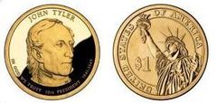 1 dollar (Presidentes de los EEUU - John Tyler)