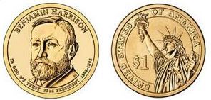 1 dollar (U.S. Presidents - Benjamin Harrison)