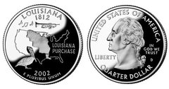 1/4 dollar (50 Estados de los EEUU - Louisiana)