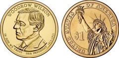 1 dollar (Presidentes de los EEUU - Woodrow Wilson)