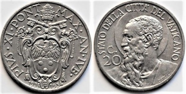 20 centesimi (Jubilee)