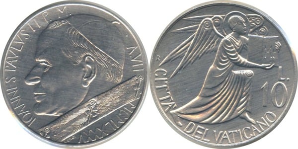 10 liras (John Paul II)