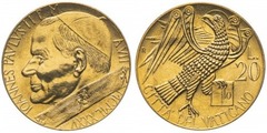 20 liras (Juan Pablo II)
