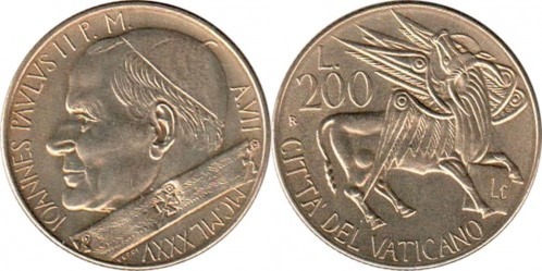 200 liras (John Paul II)