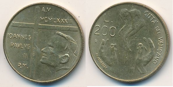 200 liras (John Paul II)