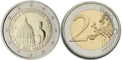 2 euro (200 Aniversario del Cuerpo de Gendarmería de la Ciudad del Vaticano)