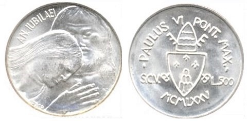 500 lire (Holy Year-Jubilee Year 1975)