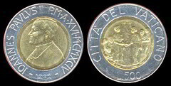 500 lire (John Paul II)