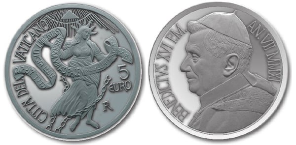 5 euro (44th World Day of Peace)