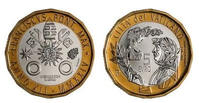 5 euro (650 aniversario de la muerte de Francesco Petrarca)