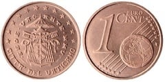 1 euro cent (Sede Vacante)