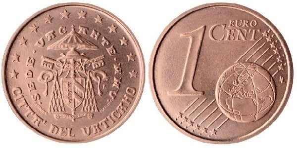 1 euro cent (Headquarters Vacant)