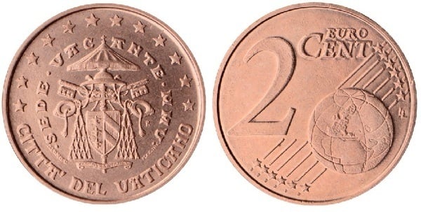 2 euro cent (Headquarters Vacant)