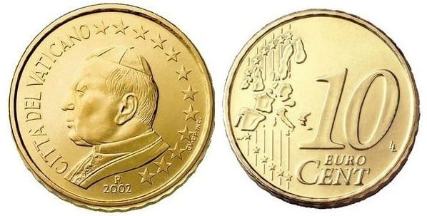 10 euro cent (John Paul II)