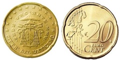 20 euro cent (Sede Vacante)