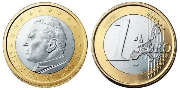 1 euro (John Paul II)