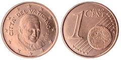 1 euro cent (Benedicto XVI)