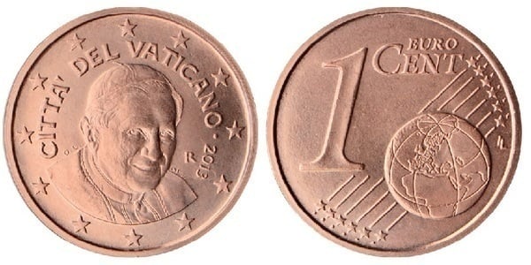 1 euro cent (Benedict XVI)