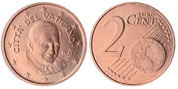 2 euro cent (Benedict XVI)