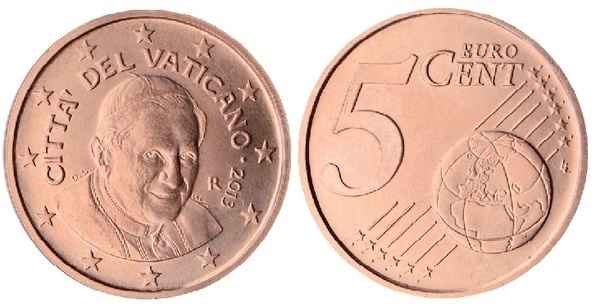 5 euro cent (Benedict XVI)