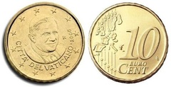 10 euro cent (Benedicto XVI)