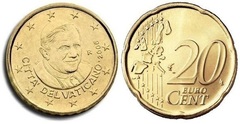 20 euro cent (Benedicto XVI)