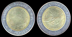 500 liras (John Paul II)