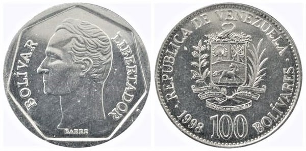 100 bolívares