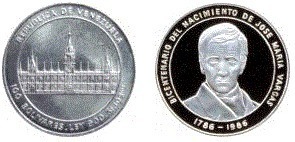 100 bolívares (Bicentennial of the Birth of Jose M. Vargas)