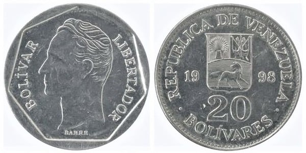 20 bolívares