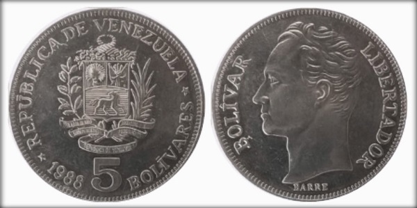 5 bolívares